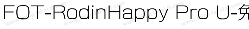 FOT-RodinHappy Pro U字体转换
